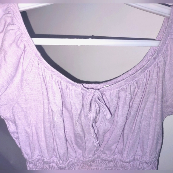 Smocked Cap Sleeve Crop Top - Picture 4 of 10